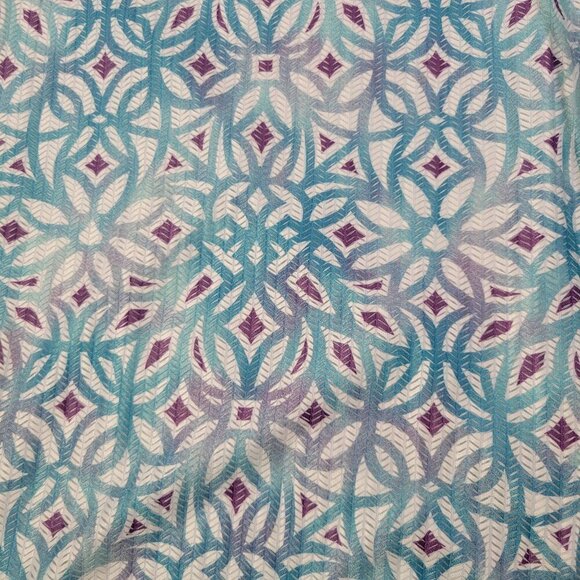 Chicos Sleeveless Summer Lightweight Geometric Print A-Line Dress Size 1/M - Picture 2 of 6